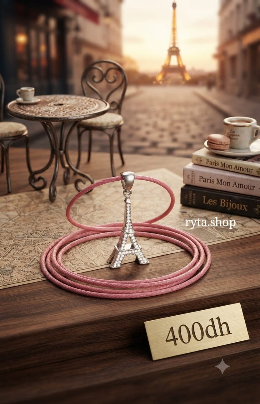 Collier Tour Eiffel Strass